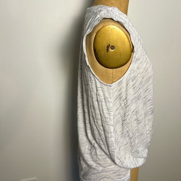 Anthropologie comfy pullover blue and white sleeveless top size small - Picture 3 of 6